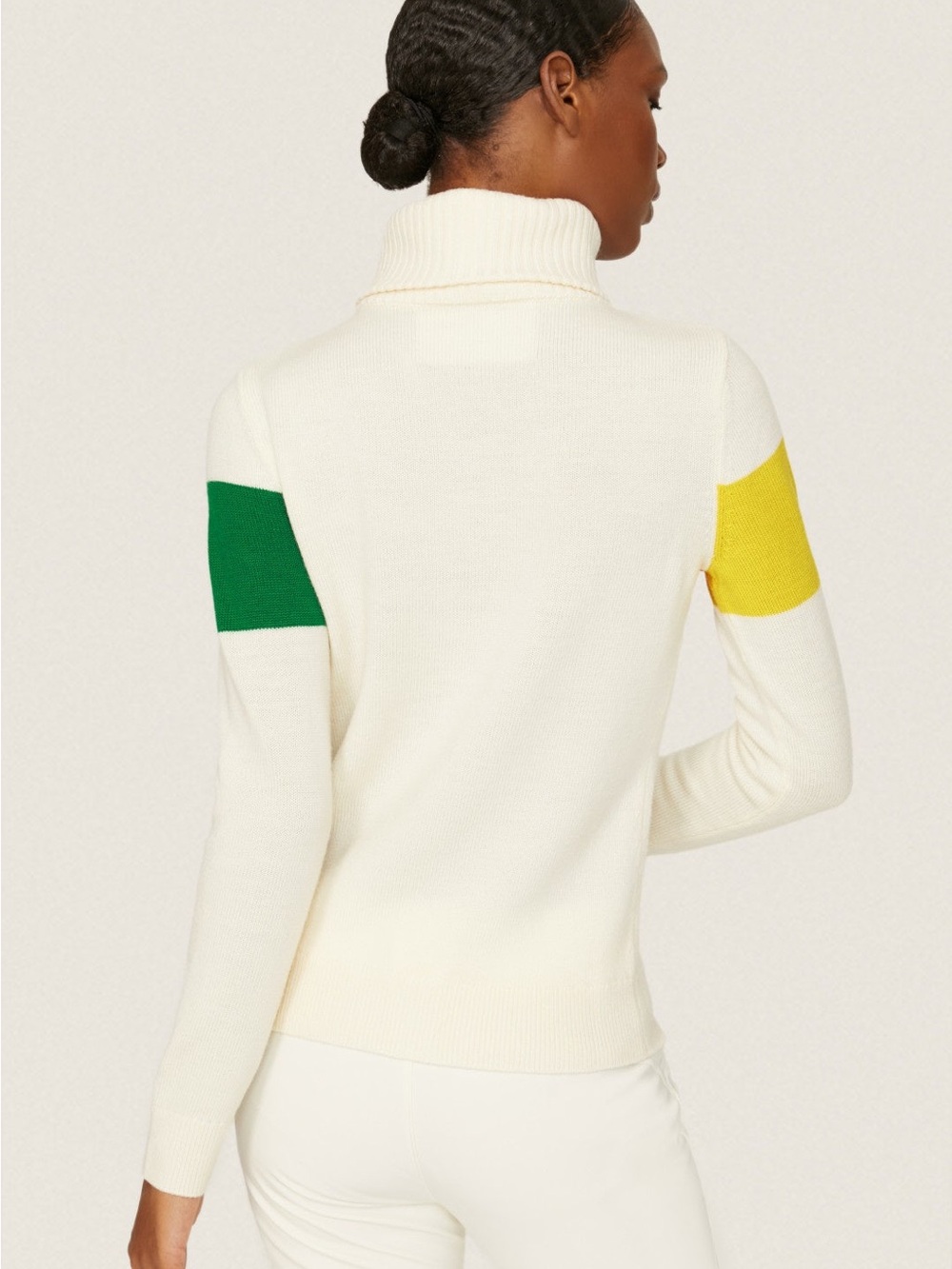 Perfect Moment Ski Sweater II Wool Colorblock Turtleneck - Picture 2 of 10